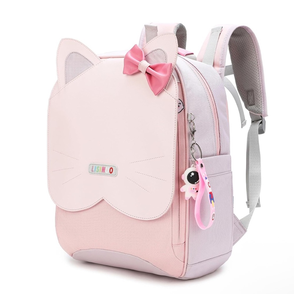 Pink Cat Ear Kids Backpack